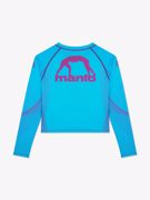 MANTO women rashguard Peacefull violence - blue